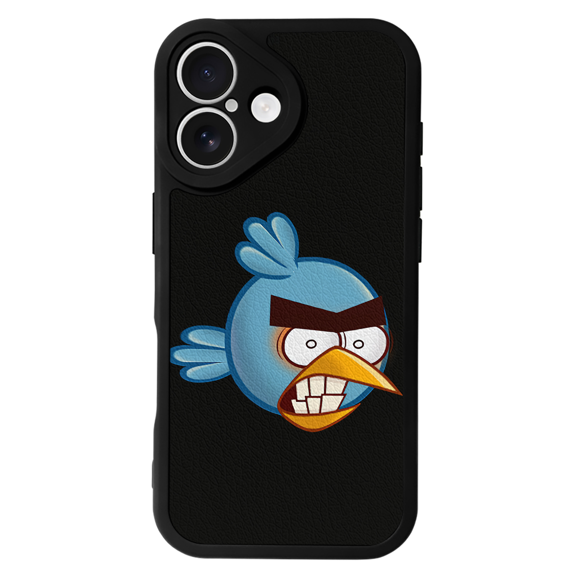 （画像用） Angry Birds アングリーバード 【iPhone 16シリーズ対応】シリコンスマホケース（レザー調） 材質：シリコン